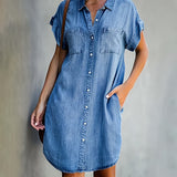 Alicia | Robe chemise courte