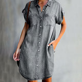 Alicia | Robe chemise courte