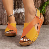 Nicole | Sandales Orthopédiques Bicolores