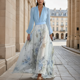 Peniel | Élégante Robe Maxi Fleurie