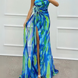 Mia | Robe Drapée Vibrante