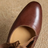 Patricia | Escarpins artisanaux en cuir vachette