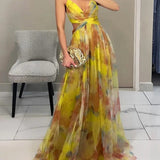 Elara | Robe Maxi Élégance Florale