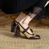 Yvonne | Babies en cuir de mouton