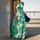 Camille | Robe longue fleurie dos nu
