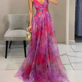 Elara | Robe Maxi Élégance Florale