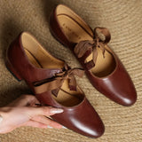 Patricia | Escarpins artisanaux en cuir vachette