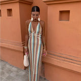 Naama-Lee | Robe Maxi Sans Dos avec Décolleté en V