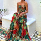 Robe Juliette | Maxi Élégante Imprimée