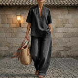 Giulia | Ensemble en jean, pantalon large