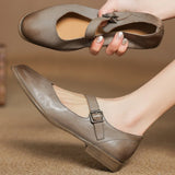 Sandra | Chaussures en cuir de vachette