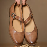 Sandra | Chaussures en cuir de vachette