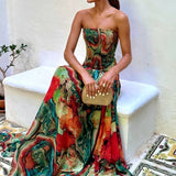Robe Juliette | Maxi Élégante Imprimée