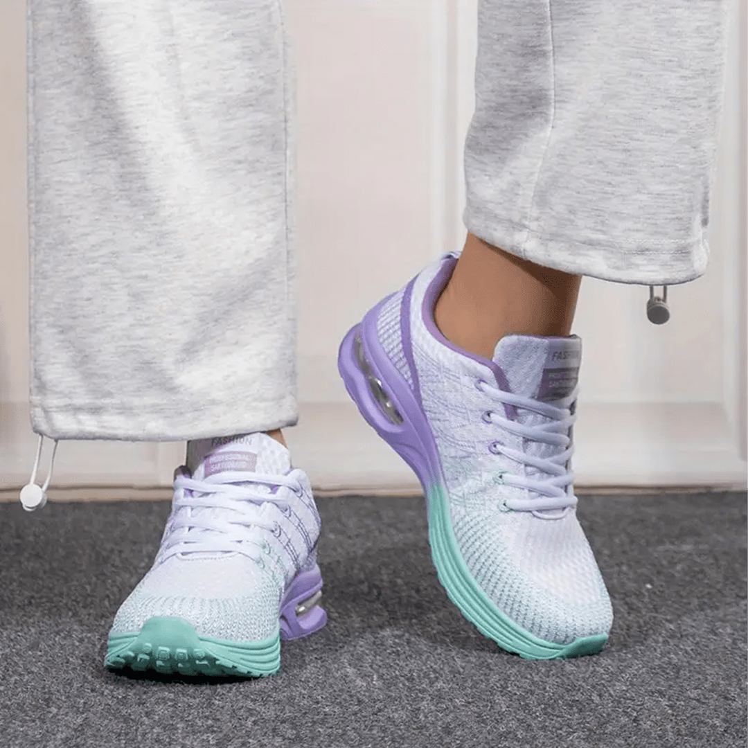 À l'Aise | Chaussures Orthopédiques Hildaschritt - Violet Turquoise - Amélie Delaire