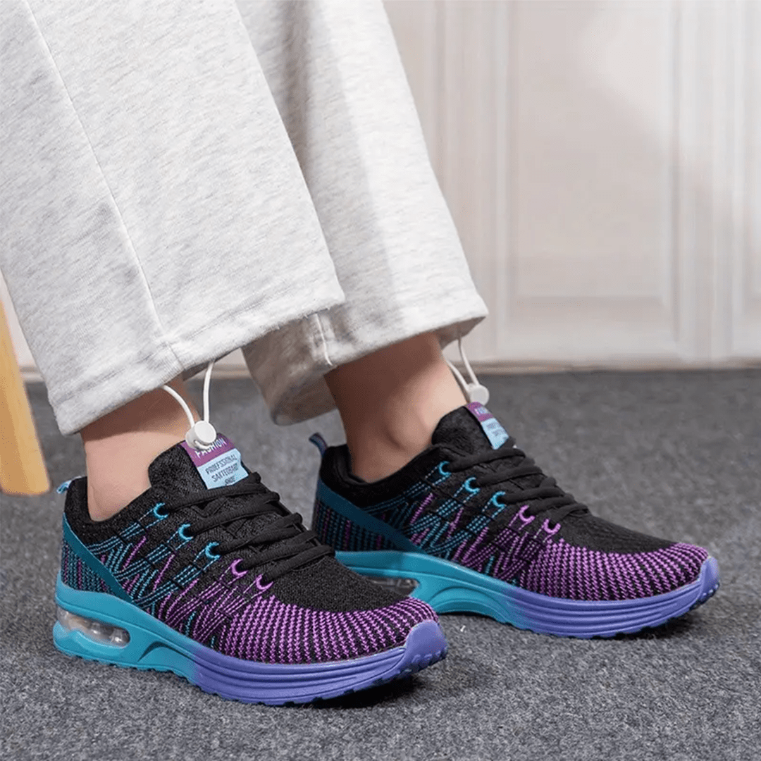 À l'Aise | Hildaschritt Chaussures Orthopédiques - Noir Violet - Amélie Delaire