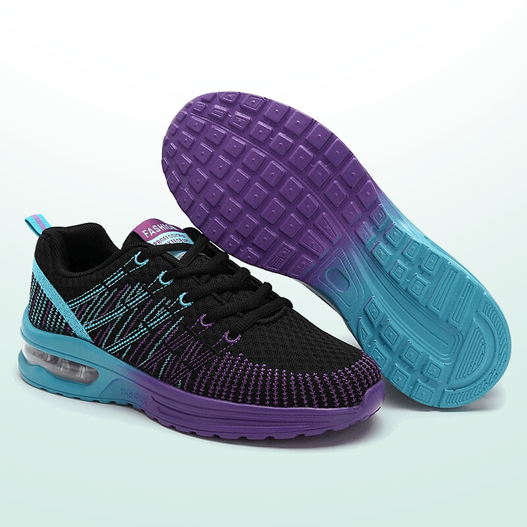 À l'Aise | Hildaschritt Chaussures Orthopédiques - Noir Violet - Amélie Delaire