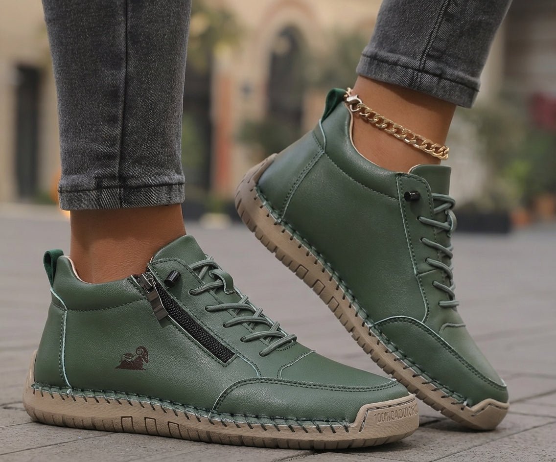 À l'Aise | Mila – Baskets Orthopédiques Confortables avec Fermeture Éclair - Amélie Delaire