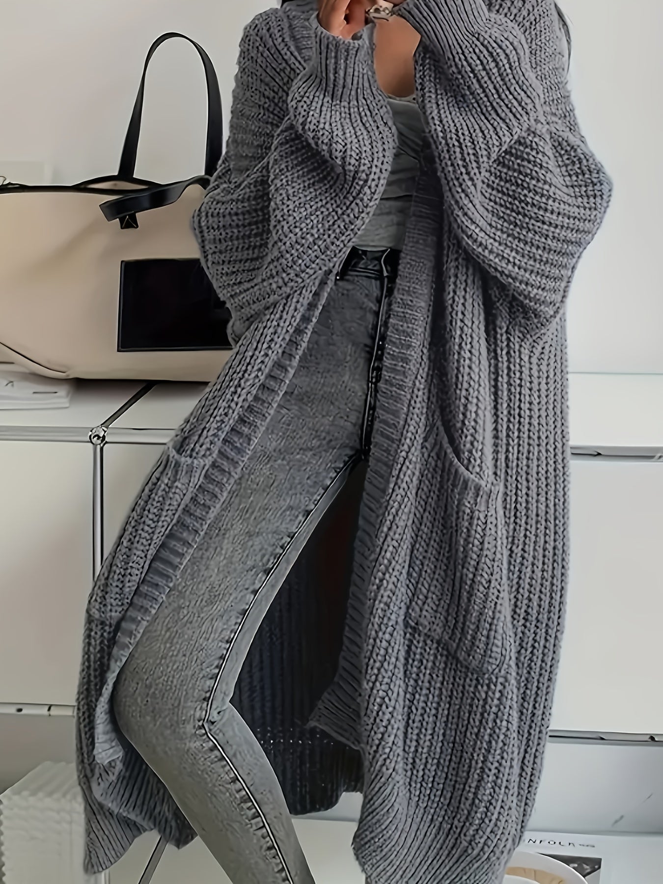 Alice | Cardigan Longline Confiance Douillette - Amélie Delaire