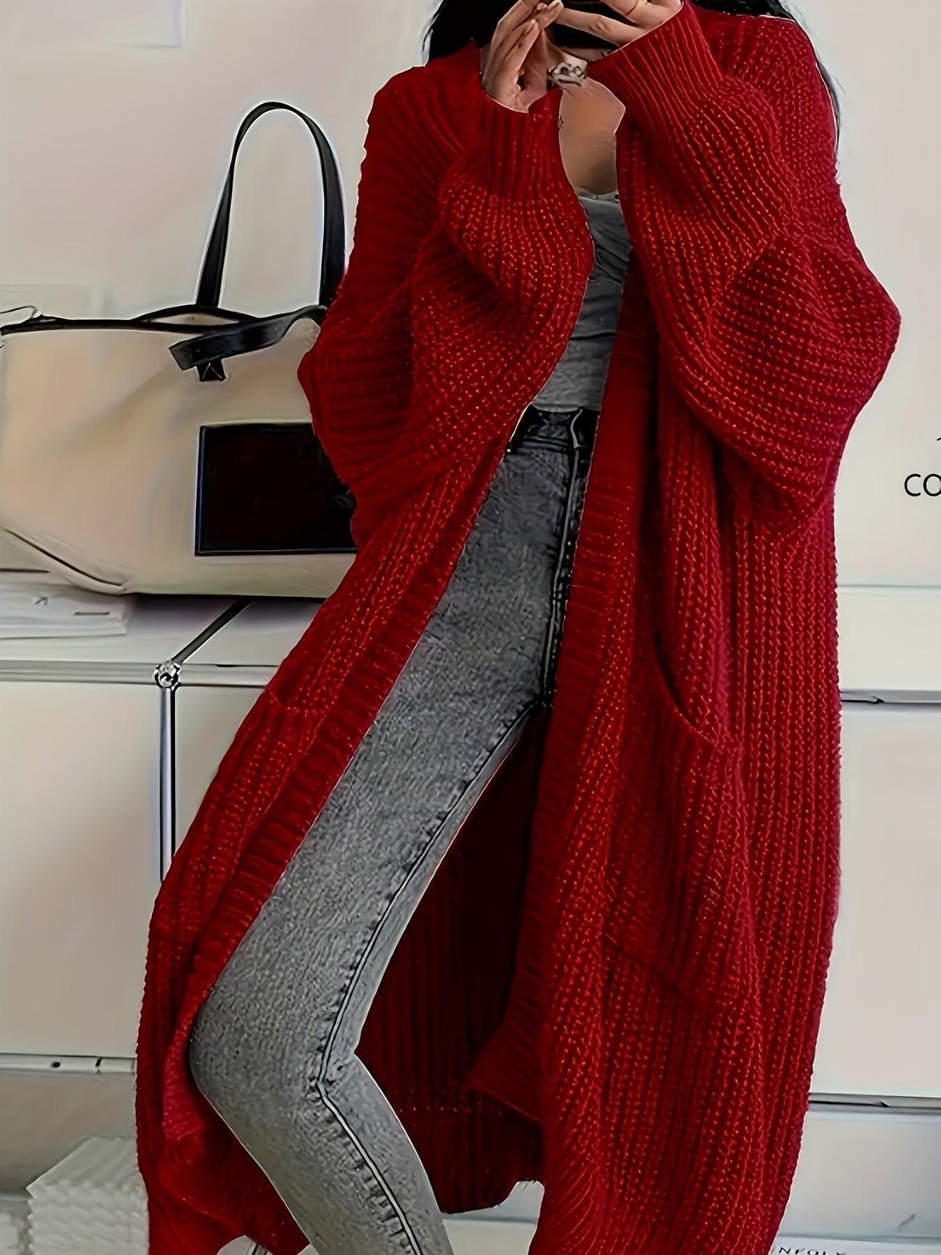 Alice | Cardigan Longline Confiance Douillette - Amélie Delaire