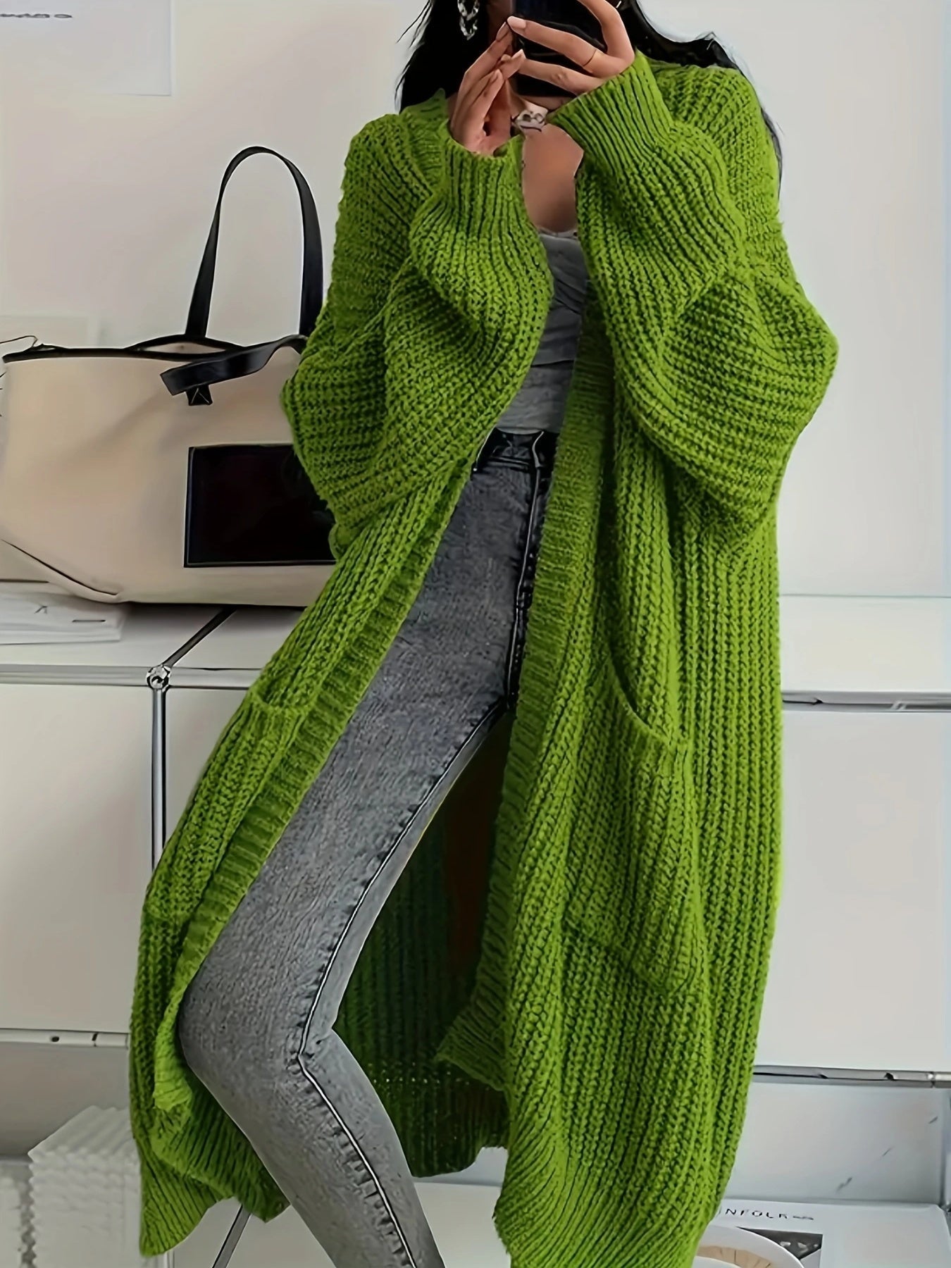 Alice | Cardigan Longline Confiance Douillette - Amélie Delaire