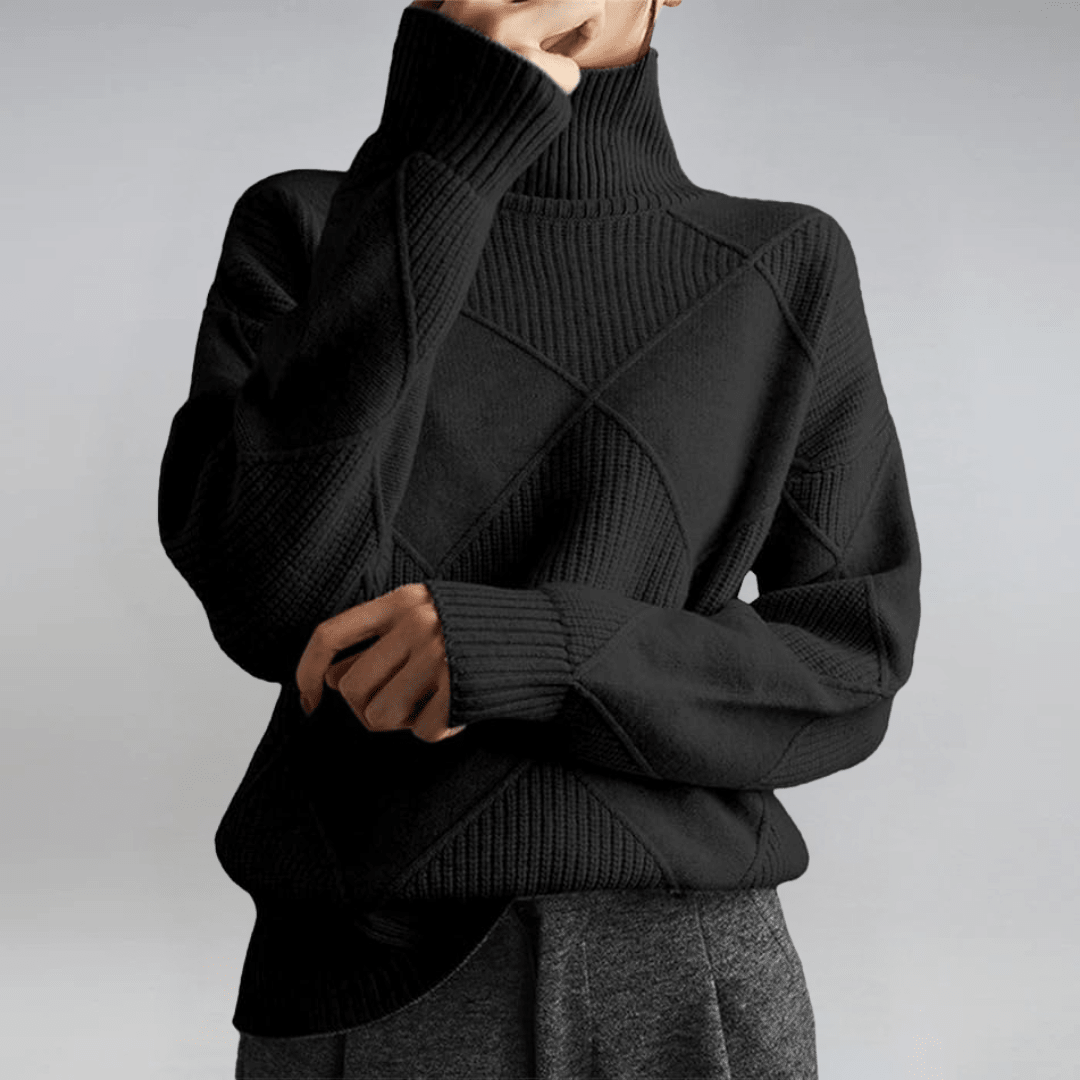 Anne | Pull Col Roulé Luxe - Amélie Delaire