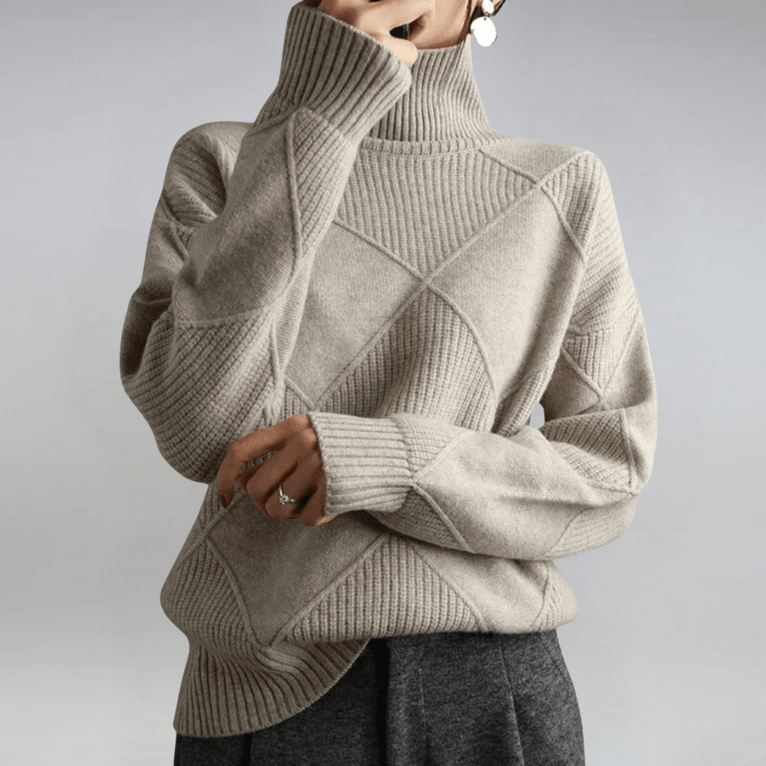 Anne | Pull Col Roulé Luxe - Amélie Delaire