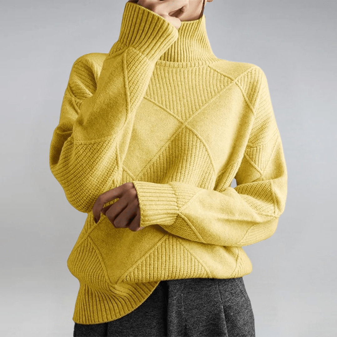 Anne | Pull Col Roulé Luxe - Amélie Delaire