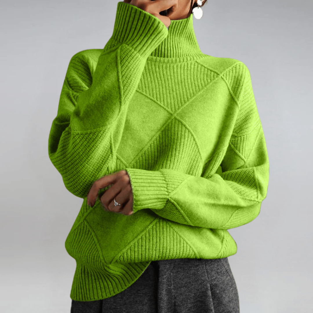 Anne | Pull Col Roulé Luxe - Amélie Delaire