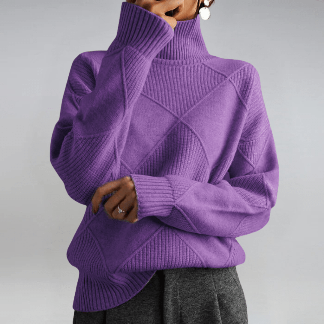 Anne | Pull Col Roulé Luxe - Amélie Delaire