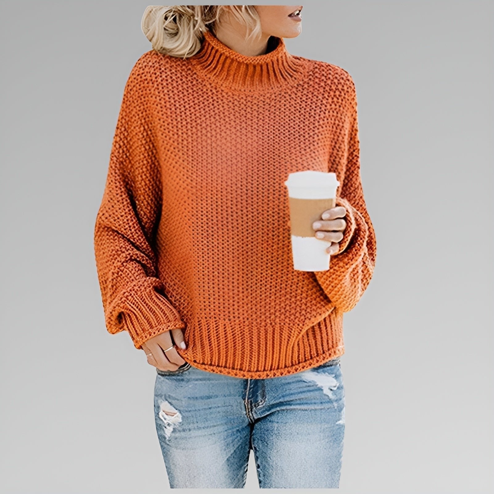 Anne | Pull Tricoté Classique et Confortable - Amélie Delaire