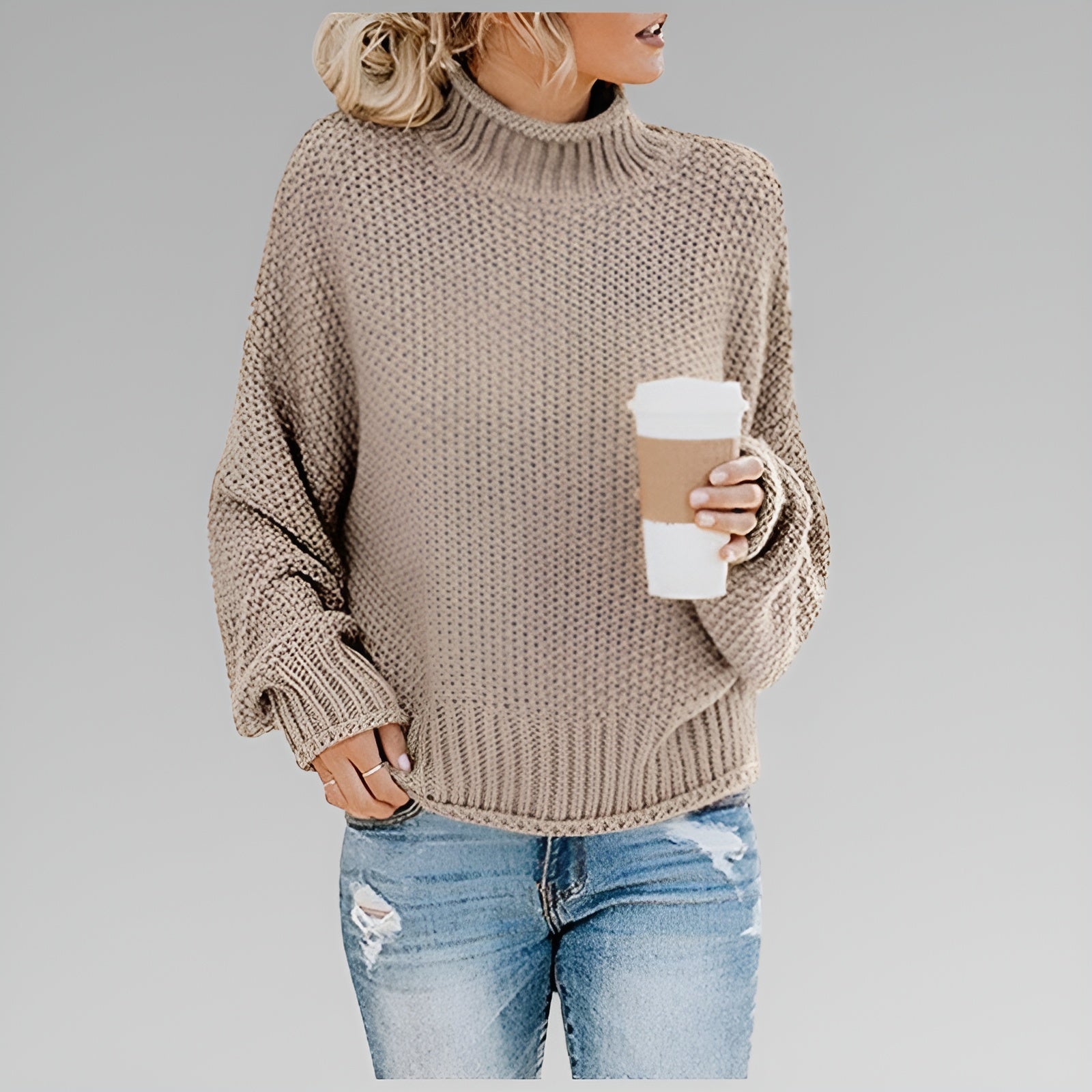 Anne | Pull Tricoté Classique et Confortable - Amélie Delaire