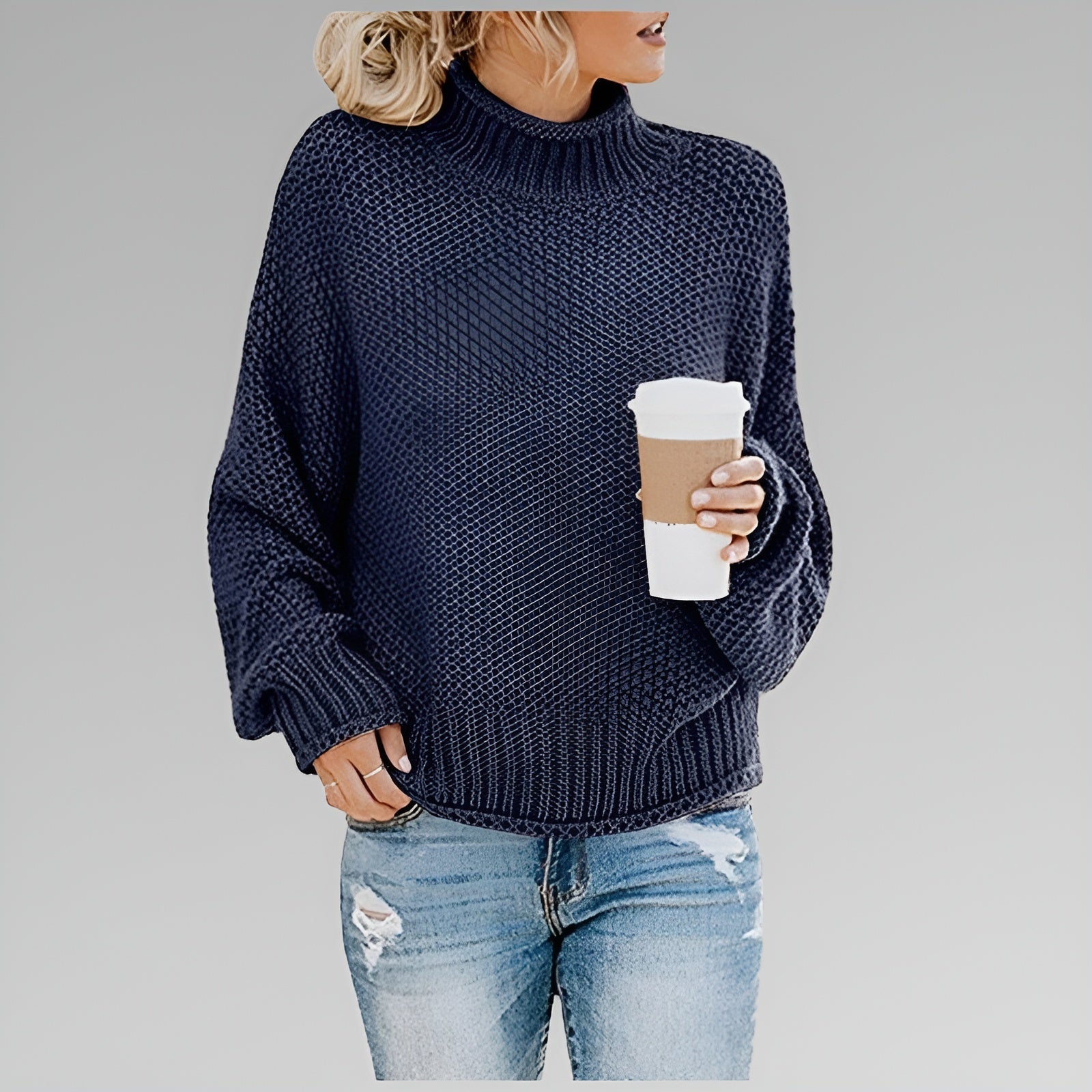 Anne | Pull Tricoté Classique et Confortable - Amélie Delaire