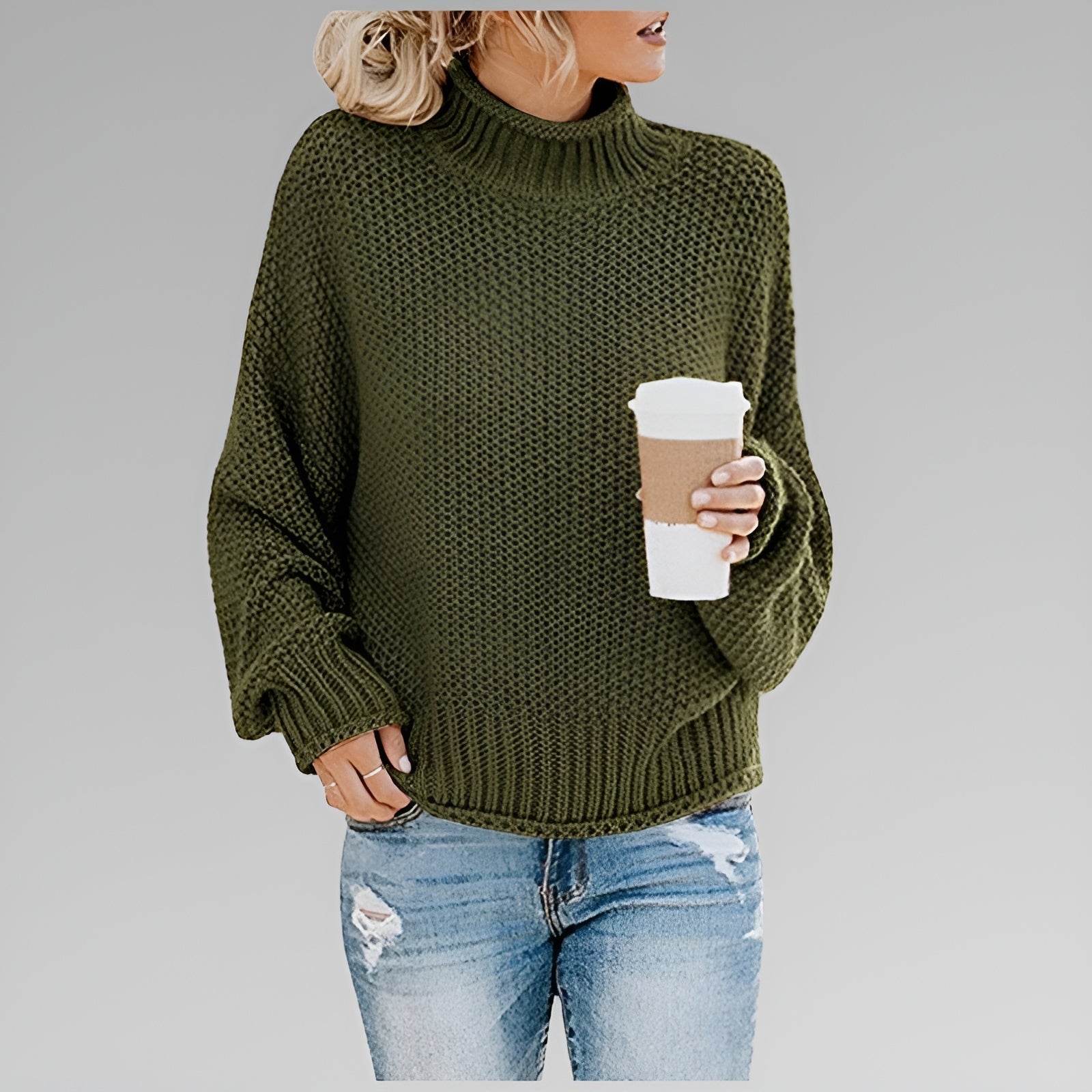 Anne | Pull Tricoté Classique et Confortable - Amélie Delaire