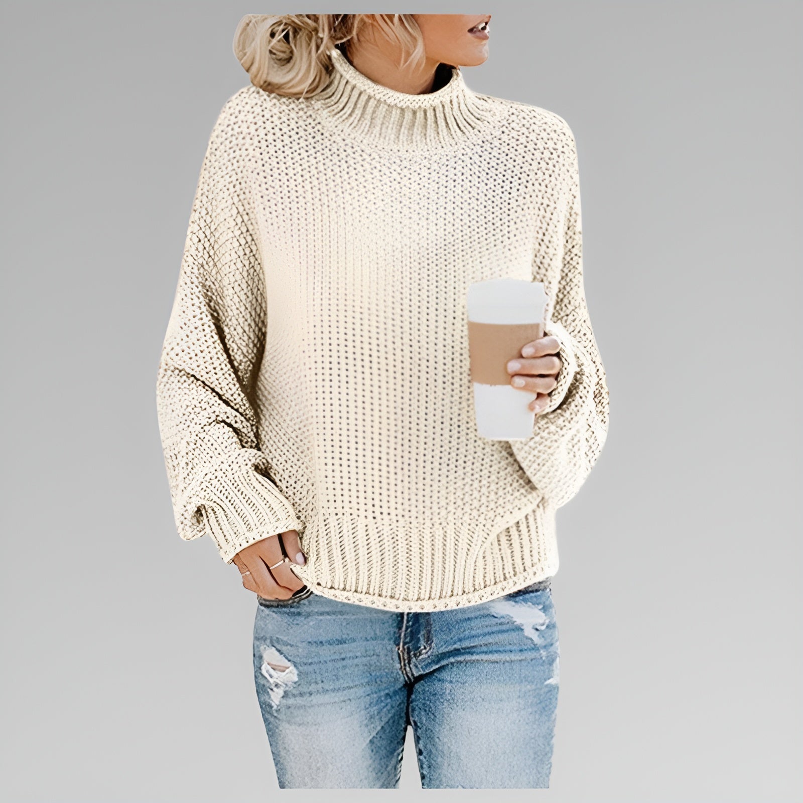 Anne | Pull Tricoté Classique et Confortable - Amélie Delaire