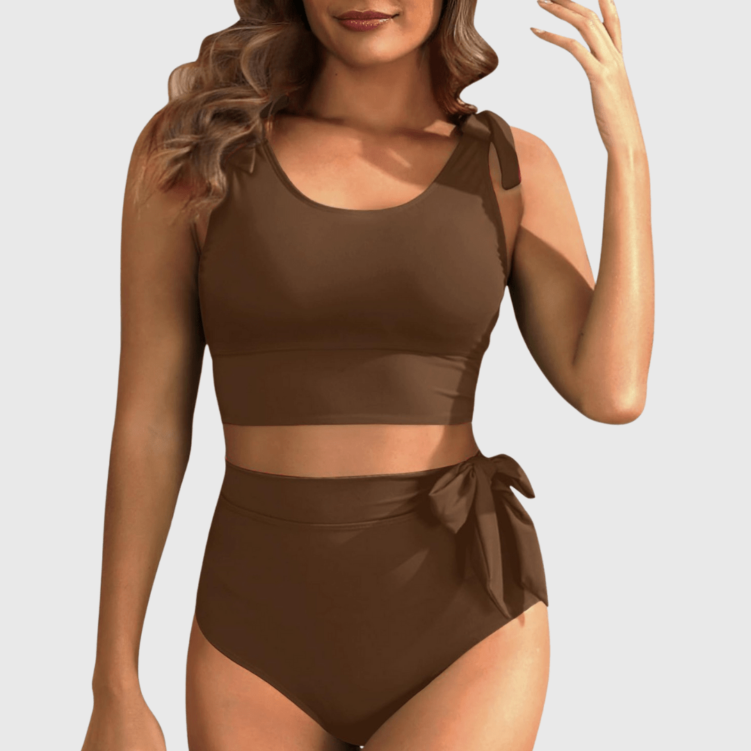 Auriane | Ensemble de Bikini Deux Pièces Taille Haute - Amélie Delaire