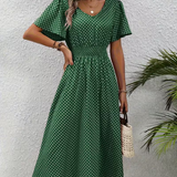 Robe Élégante Pois Élisa
