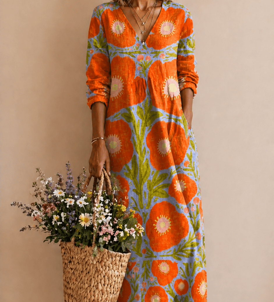 Bloom Claire : Robe de printemps élégante et sans effort - Amélie Delaire
