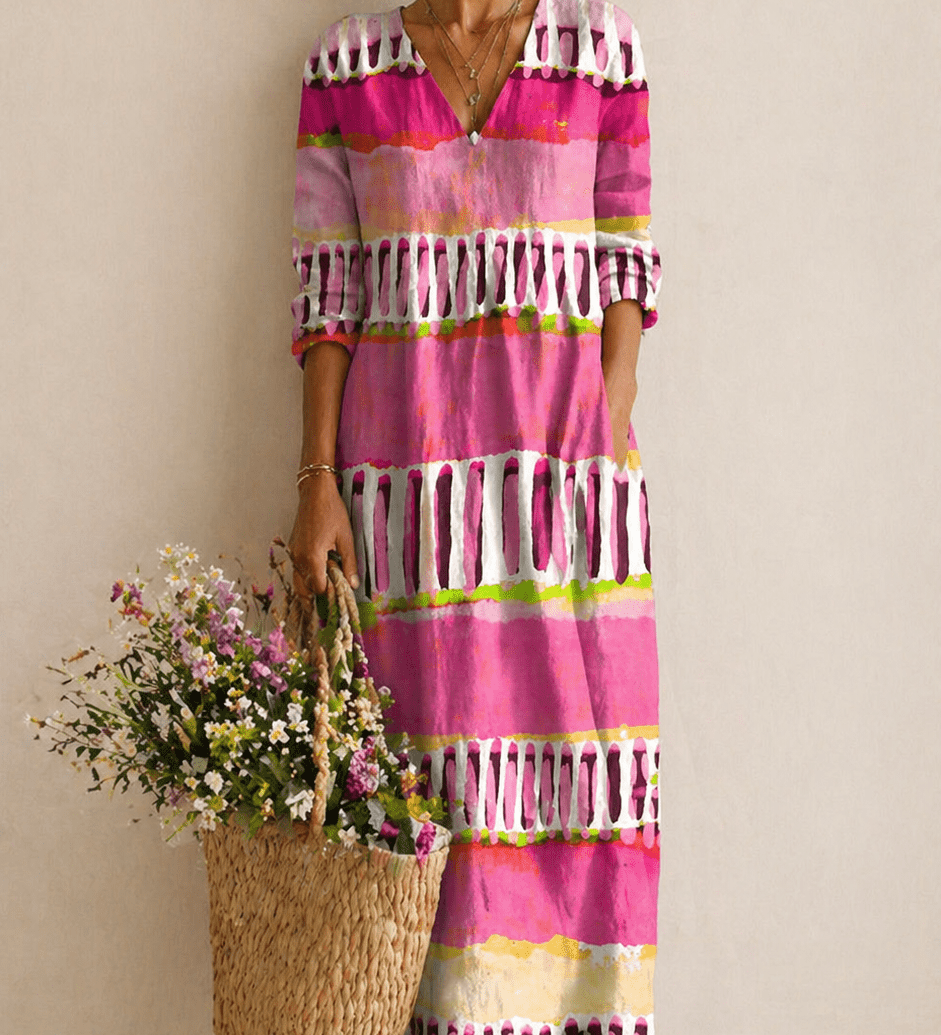 Bloom Corrie: Robe de printemps élégante et sans effort - Amélie Delaire