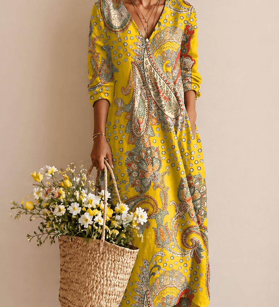 Bloom Eva: Robe de printemps élégante sans effort - Amélie Delaire