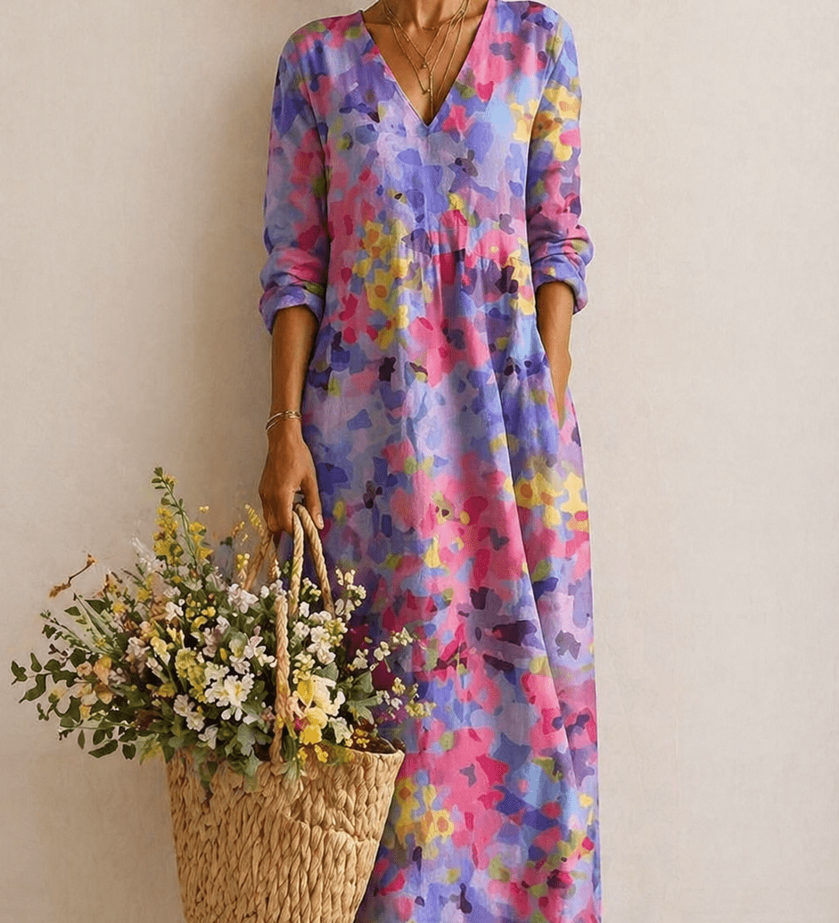 Bloom Kaylin: Robe de printemps élégante et sans effort - Amélie Delaire