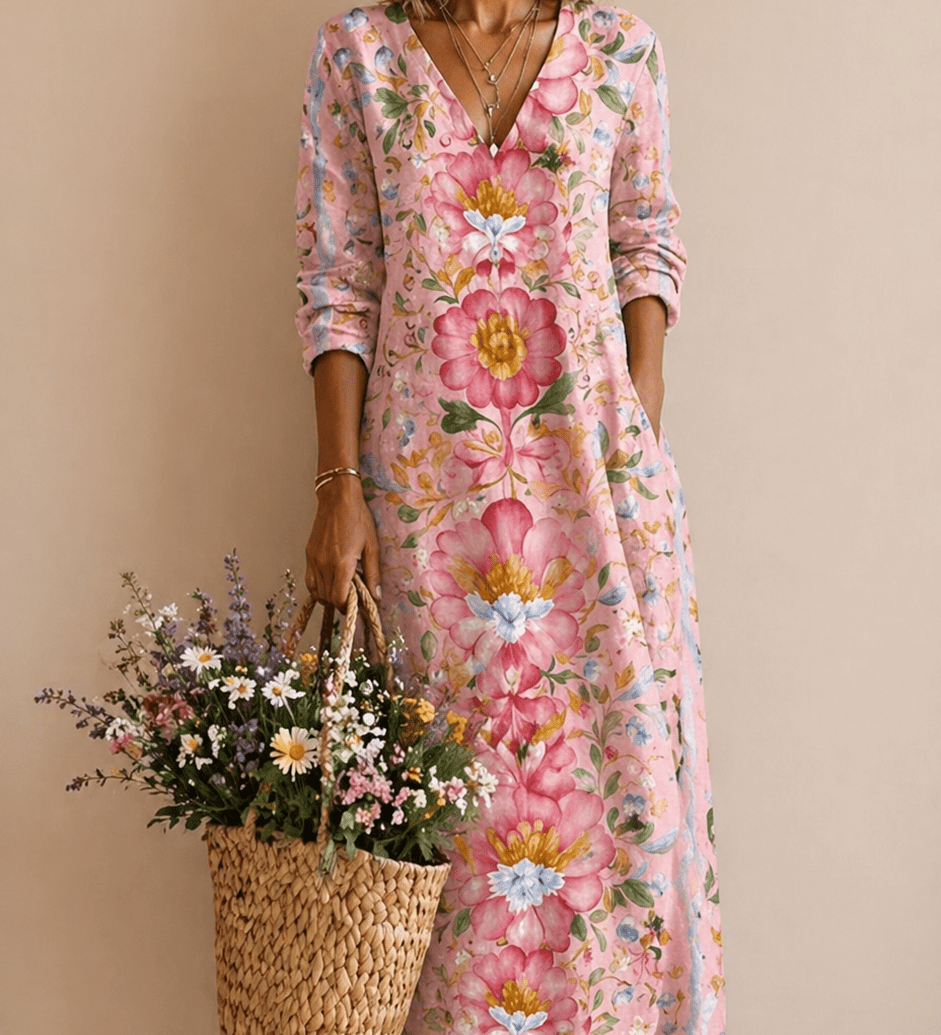 Bloom Kelly: Robe de printemps élégante et sans effort - Amélie Delaire