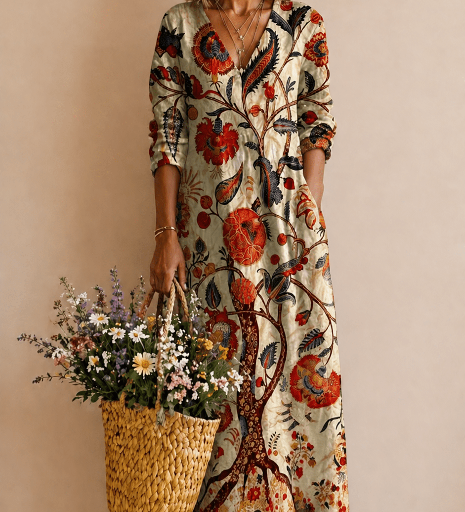 Bloom Kendra: Robe de printemps élégante et sans effort - Amélie Delaire
