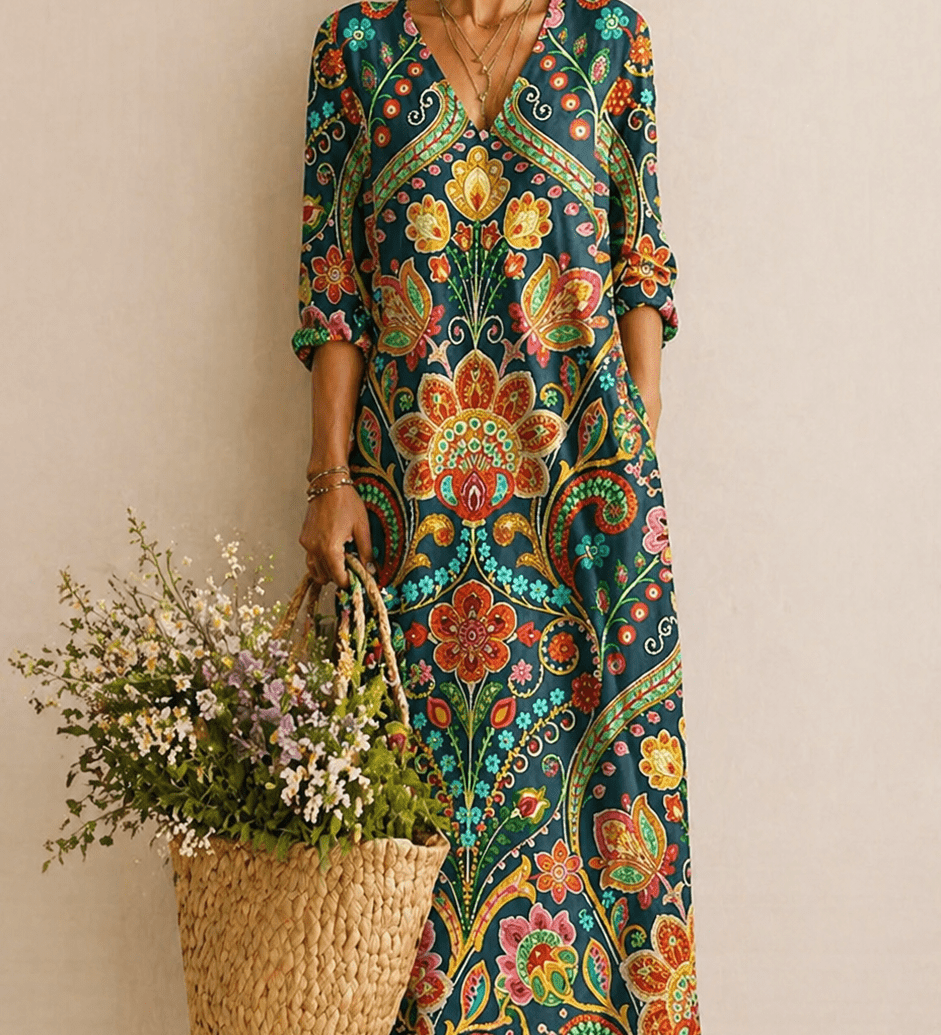 Bloom Lies: Robe de printemps élégante sans effort - Amélie Delaire