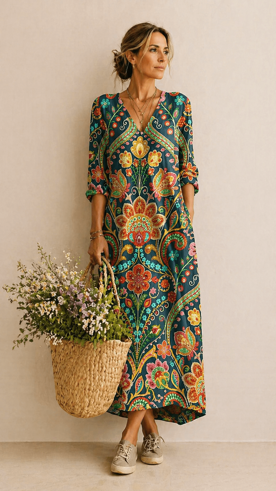 Bloom Lies: Robe de printemps élégante sans effort - Amélie Delaire
