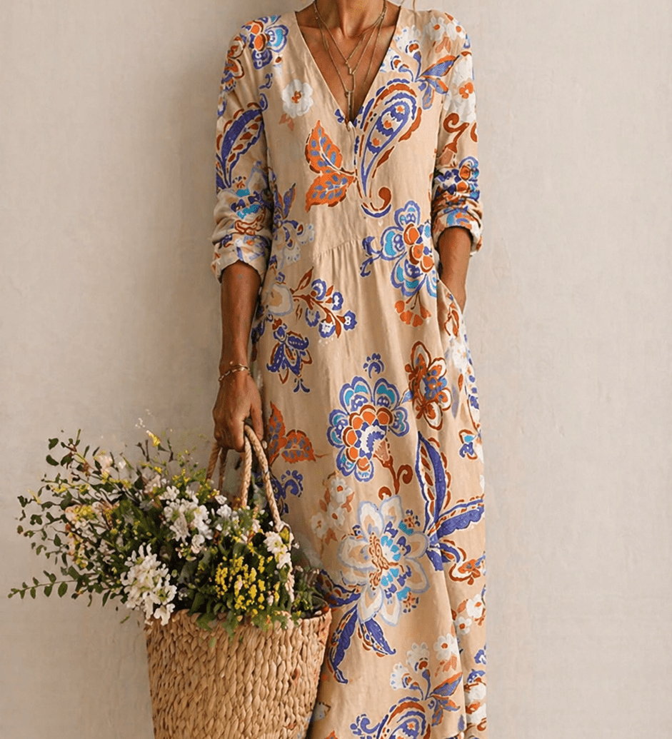 Bloom Marie: Robe de printemps élégante et sans effort - Amélie Delaire