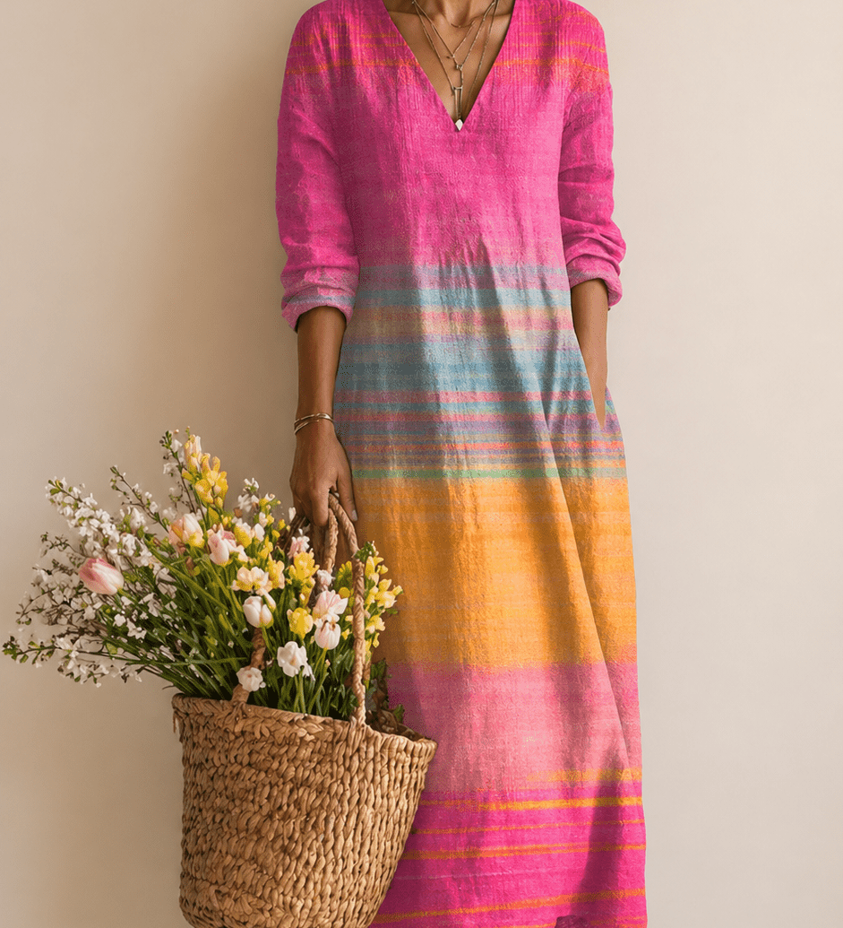 Bloom Marit: Robe de printemps élégante et sans effort - Amélie Delaire