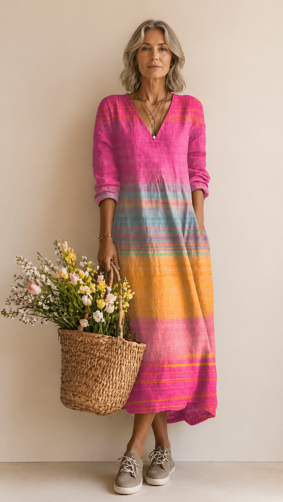 Bloom Marit: Robe de printemps élégante et sans effort - Amélie Delaire