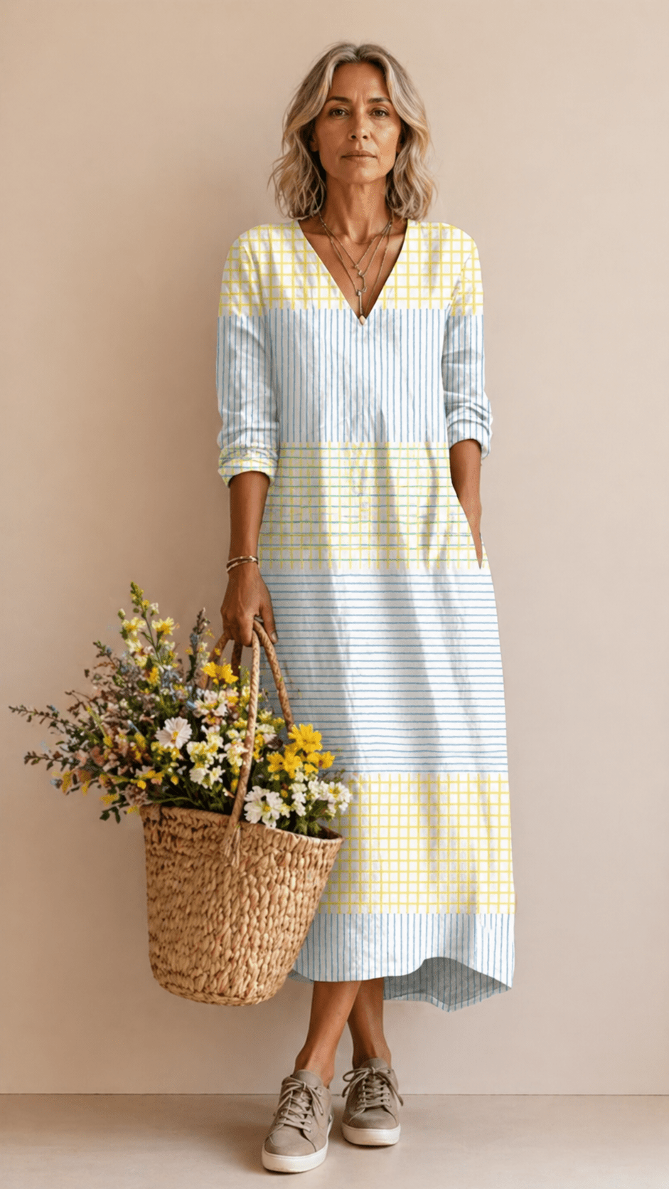 Bloom Olivia: Robe de printemps élégante sans effort - Amélie Delaire