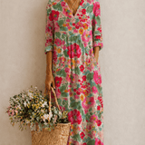 Bloom Reda: Robe de printemps élégante et sans effort - Amélie Delaire