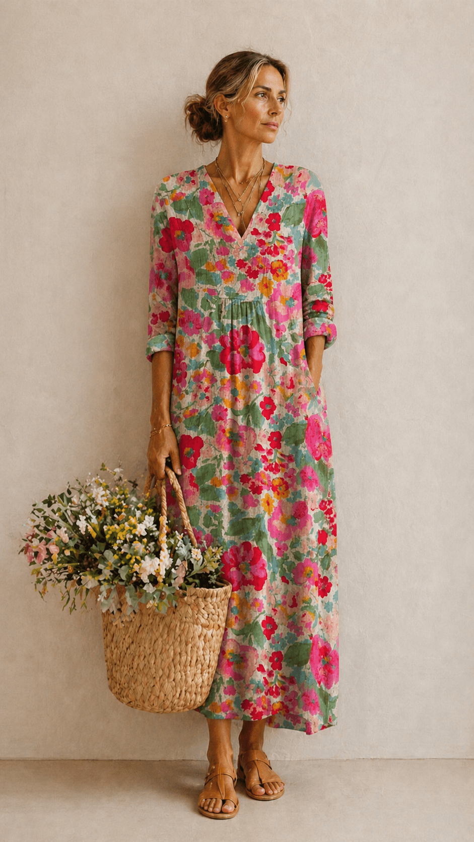 Bloom Reda: Robe de printemps élégante et sans effort - Amélie Delaire